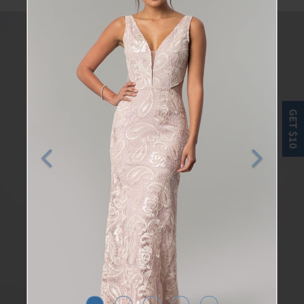 pink prom dress NEVER BEEN WORN
